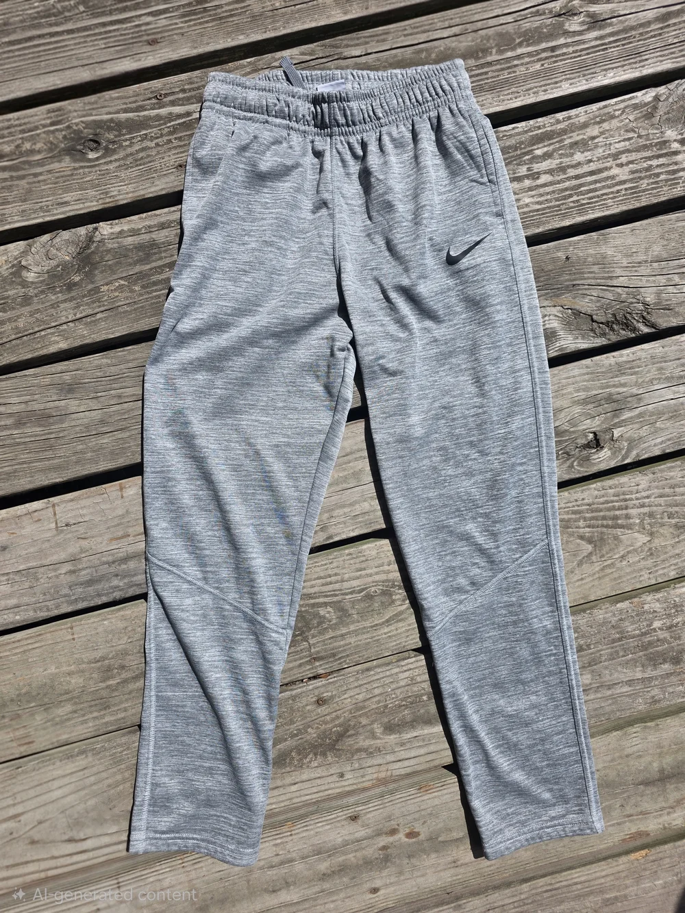Nike Kids' Athletic Track Pants - Black & Gray